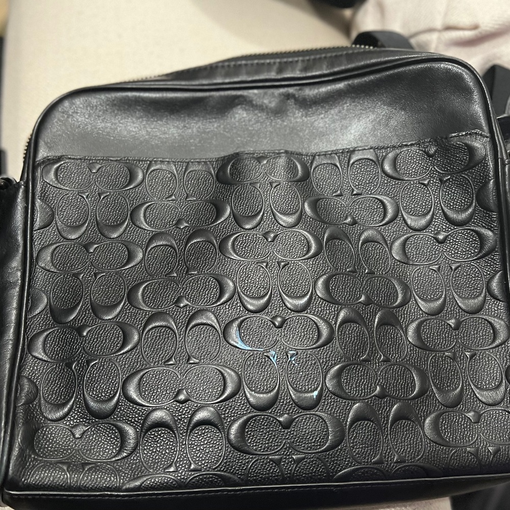 Coach Logo Leather Bag